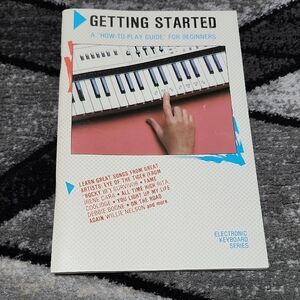 GETTING STARTED HOW-TO-PLAY ELECTRONIC KEYBOARD 80'S MUSIC SHEET BOOK